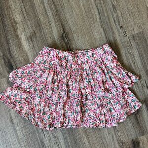Zara Floral Mini Skort